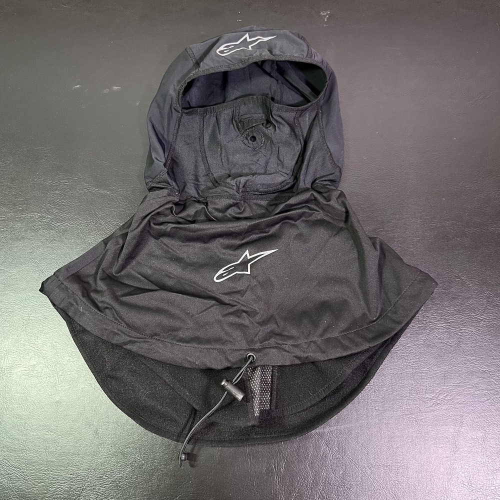 Alpinestars Winter Tour Balaclava Black Fleece Motorcycle Hood Neck Gaiter OS